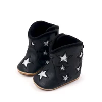 Baby Short Boots Five Pointed Star Design Spring & Autumn Anti Slip Casual Shoes for Baby Girl Boy Indoor Outdoor Walking Shoes 6