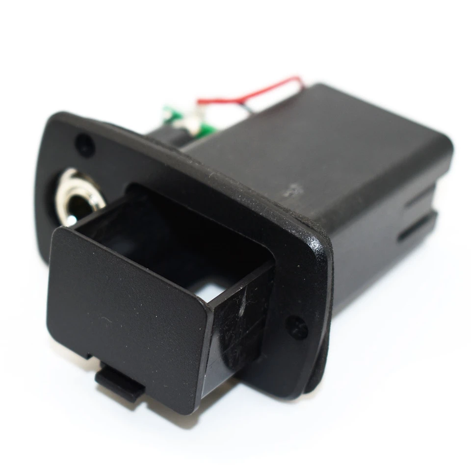9V Batteria Porta Scatola Ricambio Nero Scomparto for