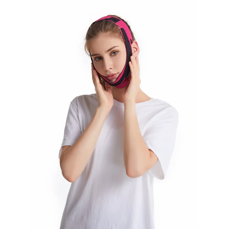 Elastic Face Shaper Slimming V Line Chin Cheek Lift Up Belt Facial Massage Band Beauty