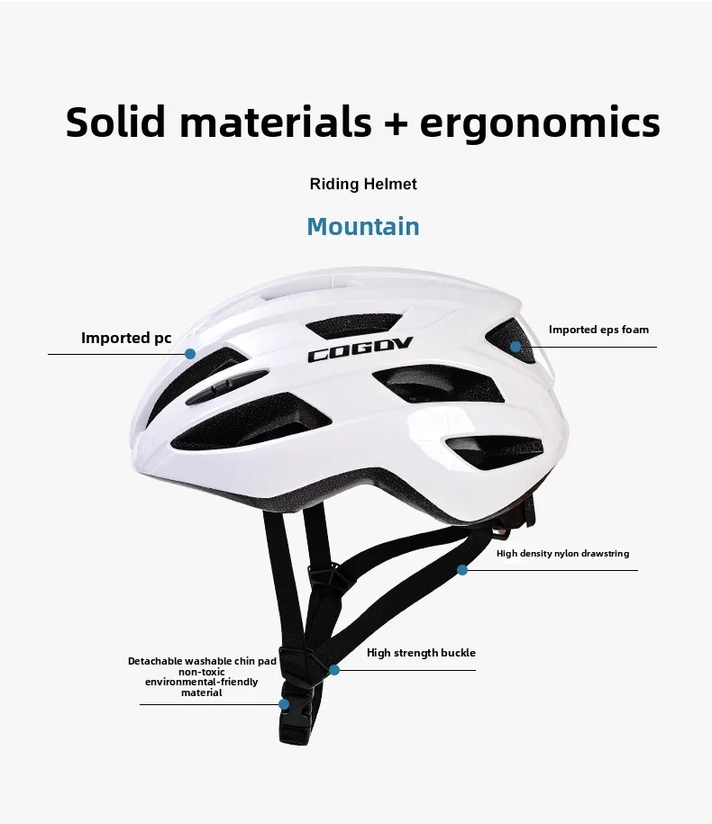 Description Picture 5 of itemOversizedXLLarge Head Circumference Bicycle Riding Helmet Mountain Road Safety Protective Helmet Suitable for Large Heads