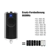 868Mhz Garage Door Opener, 2Pack Replacement Garage Door Openers For Hormann Handheld Transmitter HSE-4-868-BS 6