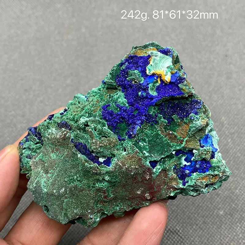 100% Natural beautiful Azurite and Malachite symbiotic mineral specimen crystal Stones and crystals Healing crystal