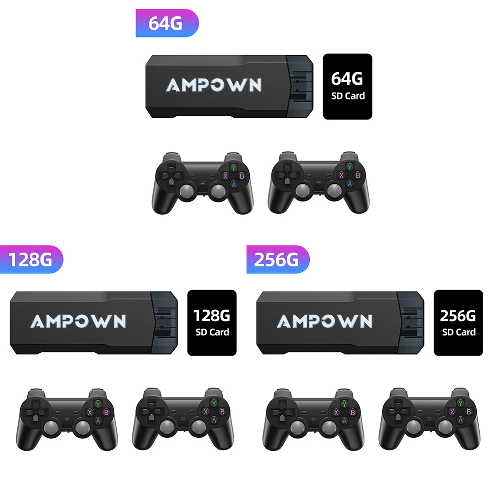 

Новая игровая консоль GD20 с низкой задержкой, 64 ГБ/128 ГБ/256 ГБ, 4K, HDMI-совместима с двумя беспроводными контроллерами 2,4 ГБ