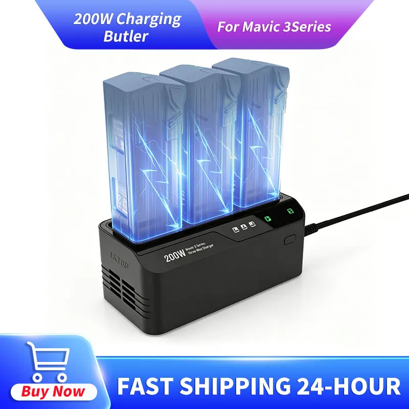 Chargeur Batterie Drone 200W Compatible Mavic 3 - Neuf ou Occasion