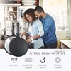 NEW NEW S·KITCHN Crepe Pan Nonstick Dosa Pan, Tawa Pan for Roti Indian, Non-Stick Pancake Griddle Compatible with Induction Cook 5