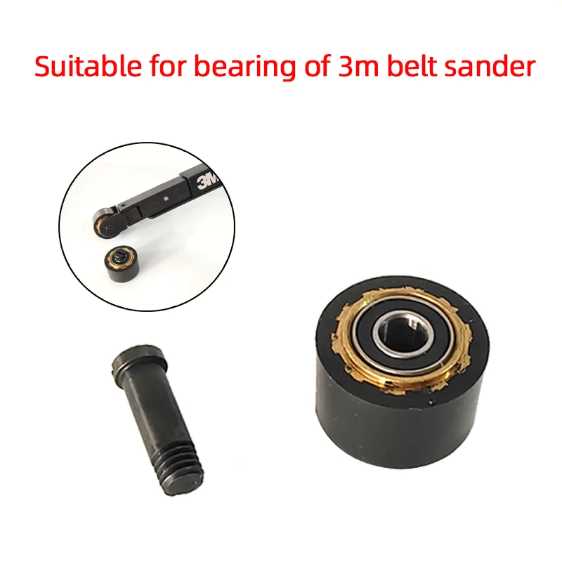 

Applicable To 3M33575 Belt Sander Front Bearing Pneumatic Ring Belt Accessories Grinding Machine Wheel Rolling 4*15*10mm
