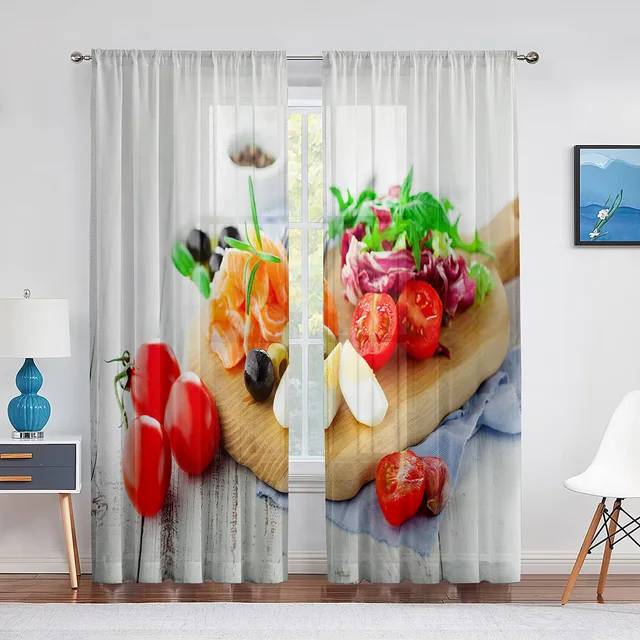Fruit Kitchen Curtains
