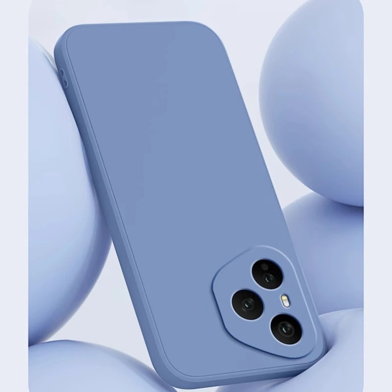 Liquid Silicone Matte Shockproof Bumper Case with Strap - Durable Back Cover s