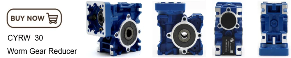 Description Picture 2 of itemCYAutoman Worm Gearbox Speed Reducer  NMRW090 RW90  Input19/22/24/28mm Output 35mm Ratio 5:1/100:1  Free maintenance