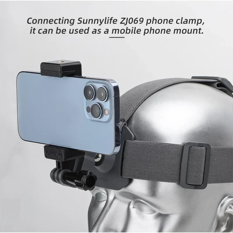 Description Picture 5 of itemHead Strap Mount Headband For GoPro/Insta360 Go 3/X3/Action 3/Action 4 Buckle Holder Belt Action Cameras Accessories
