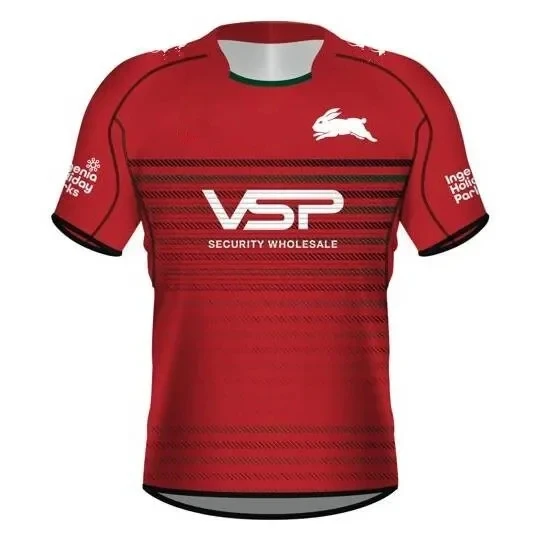 

2024 South Sydney Rabbitohs Red Training Jersey Rugby Jersey Custom name and number size S-M-L-XL-XXL-3XL-4XL-5XL