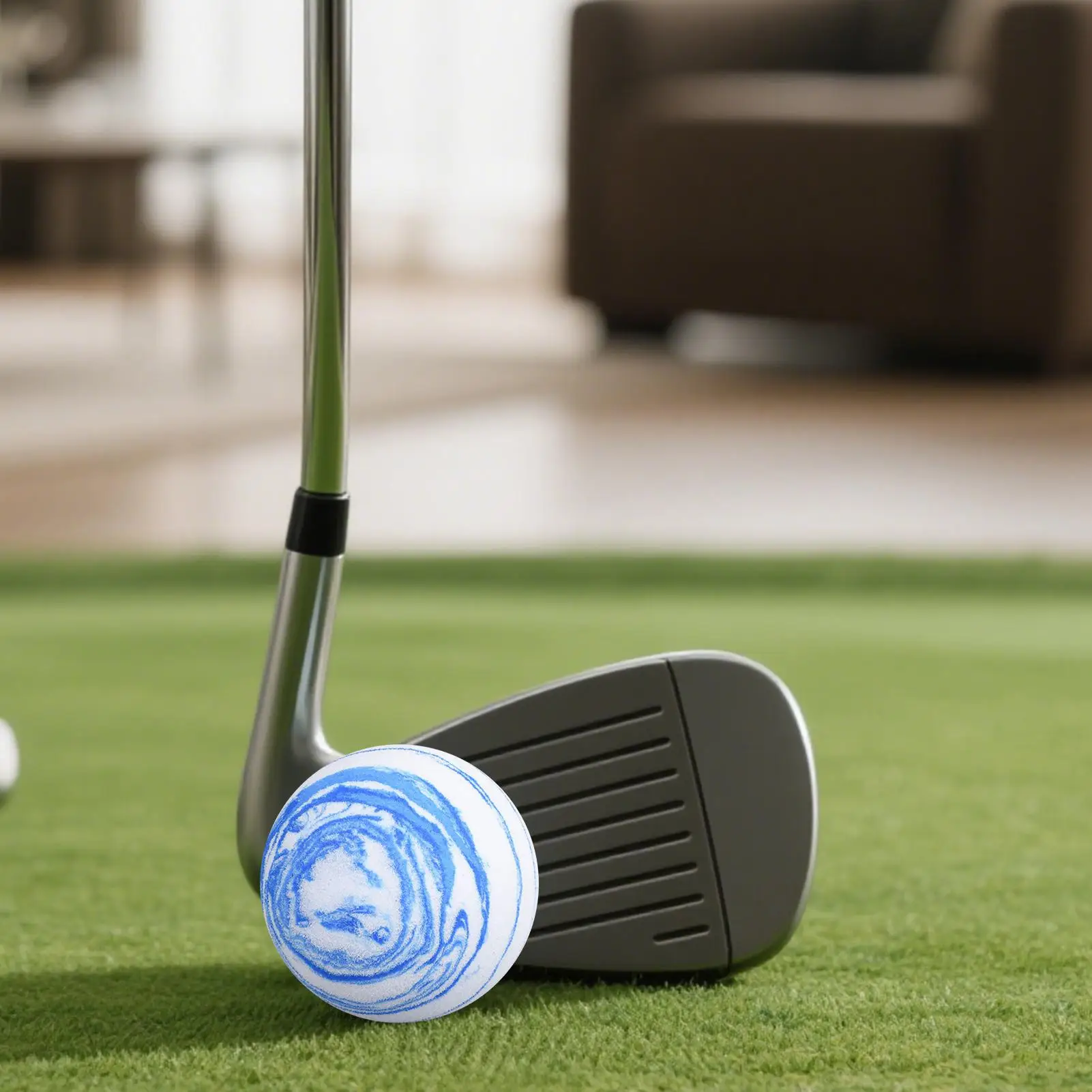 Practice Golf Balls 10 Pieces Elastic Golf Balls Warm-Up Gear For Junior Beginner Amateur Senior Backyard Driving Range Outdoor