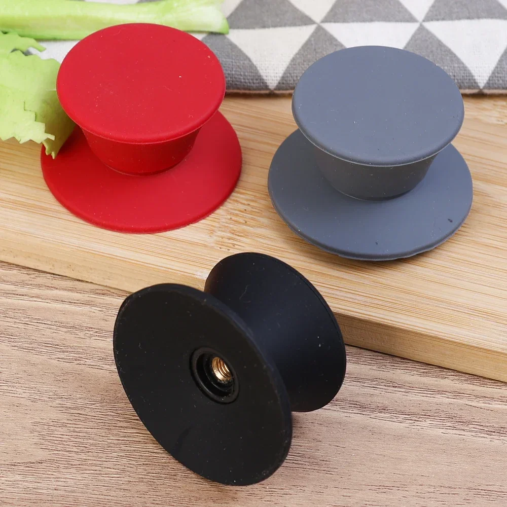 Pot Lid Top Bead Non-Slip Handle Replacement Pan Handle Kitchen Lid Knobs Silicone Heat Resistant Modern Simple Kitchenware Sets