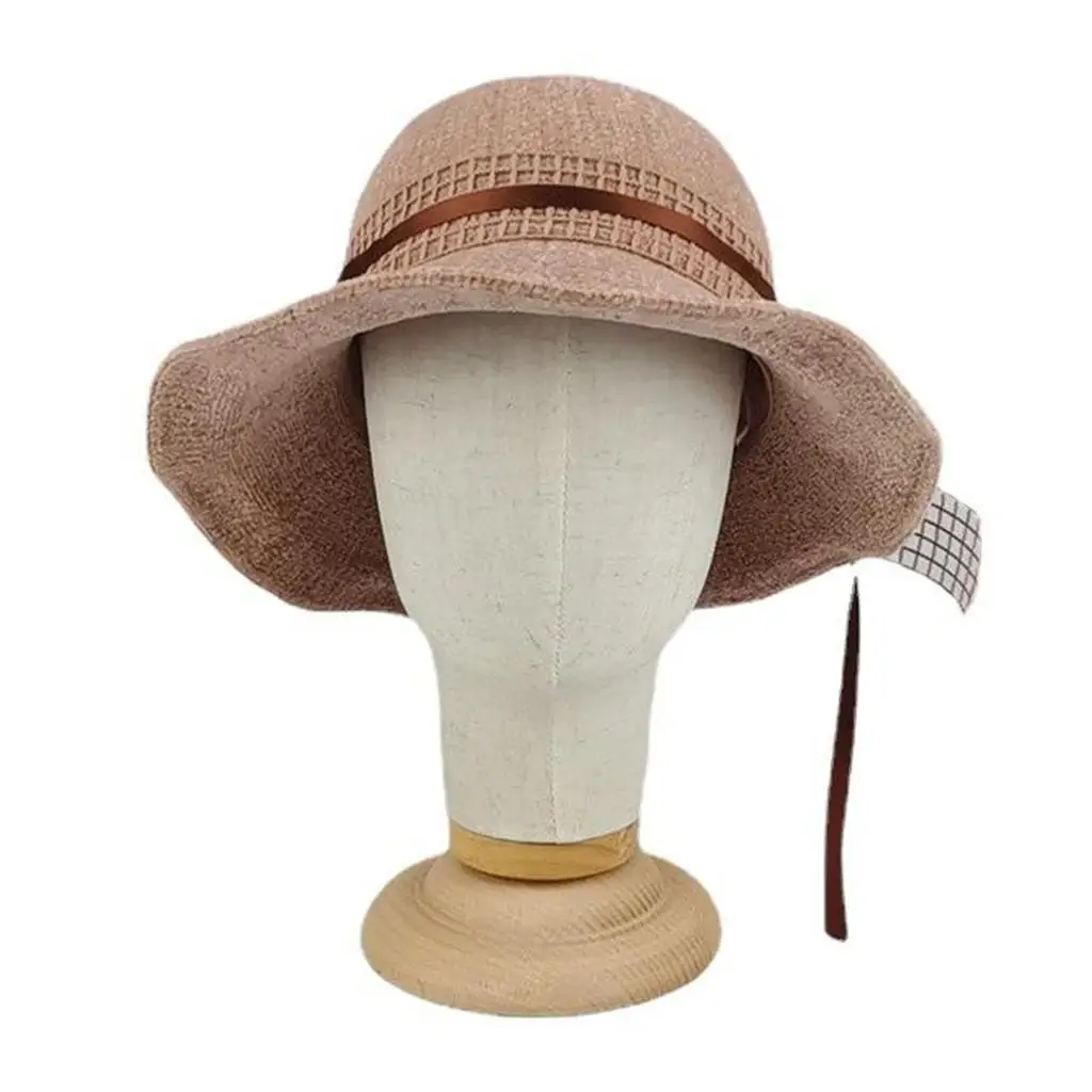 21'' 내구성 캔버스 가발 머리 마네킹 모자 쥬얼리 스탠드 랙