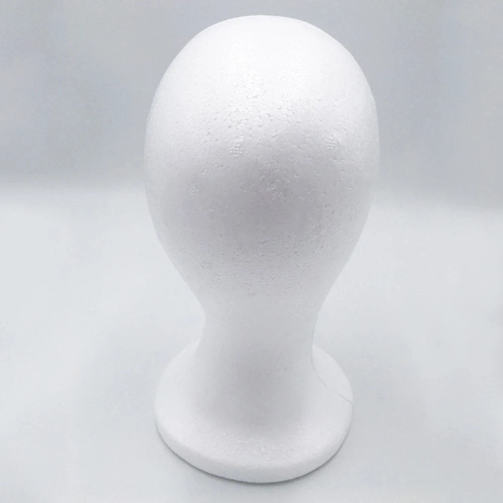 Foam Female Mannequin Head Mold Wigs Glasses Cap Showing Stand Bracket Model Professional Photograph Props