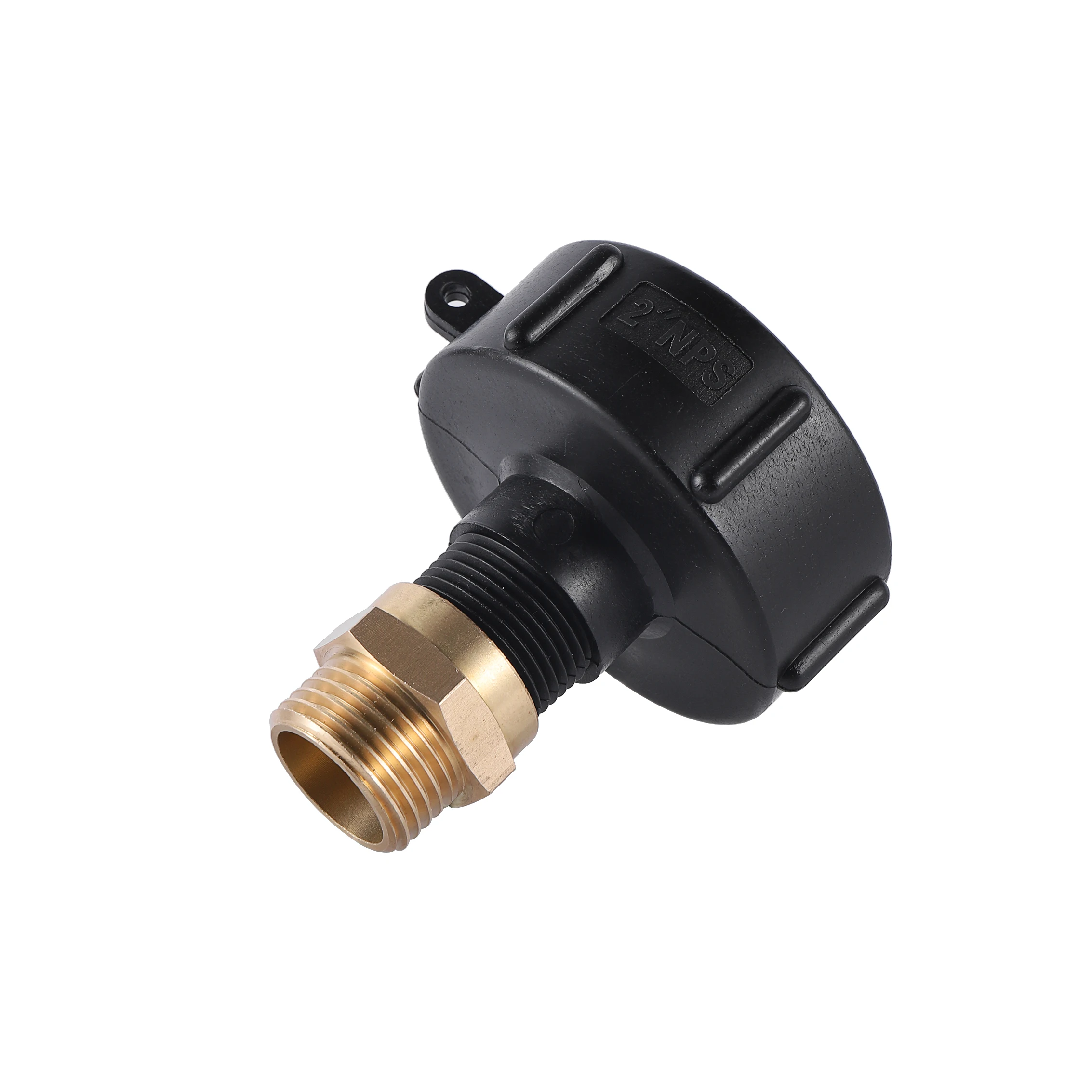 60 mm NPS-Innengewinde 3/4 Zoll BSP-Außengewinde IBC-Tankadapterkupplung BSP GHT Reduzieranschluss Bewässerungswassertankbeschläge – Detail 5