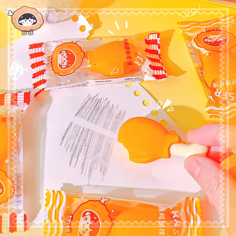 Pencil Eraser Kawaii Stationery Aesthetic Supplies Back to School Accessories