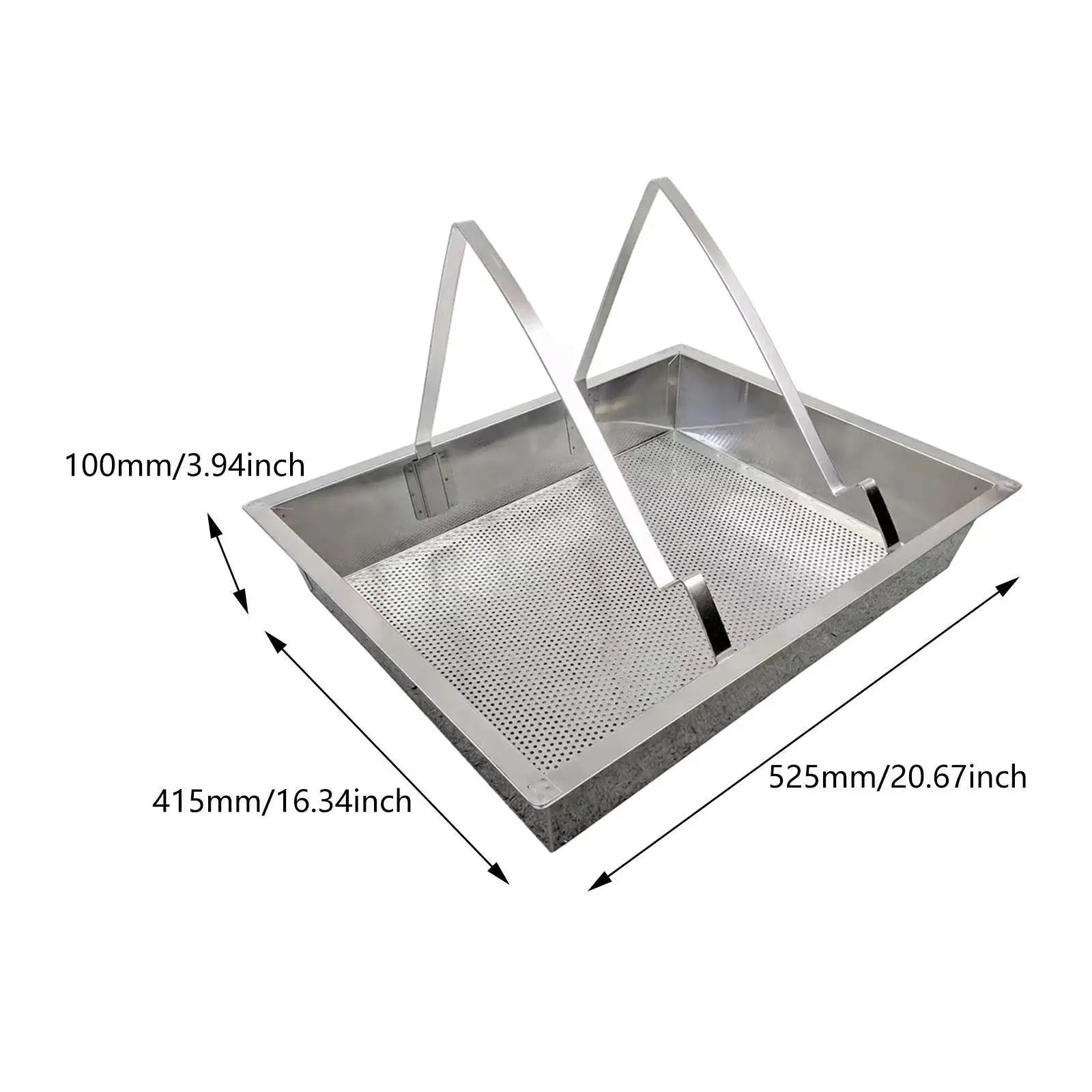 Honeycomb Uncapping Tray Beekeeping Tool Fine Filtration Versatile Stainless 6