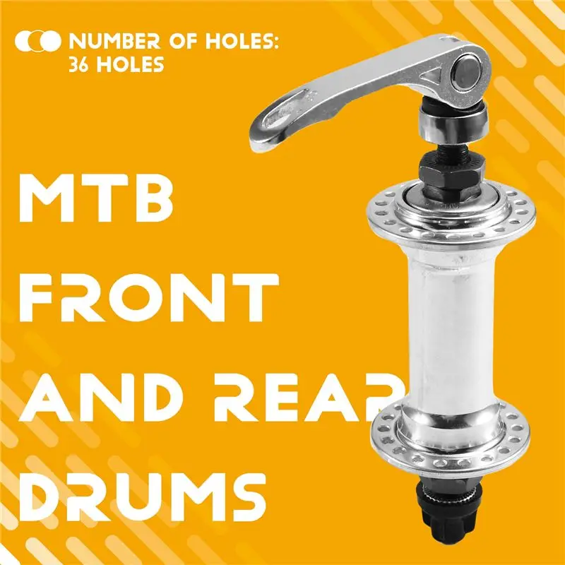 A20K-곡선형 일체형 플라워 드럼 자전거 허브 전륜 및 후륜용 36홀, 가변 속도 액슬 액세서리