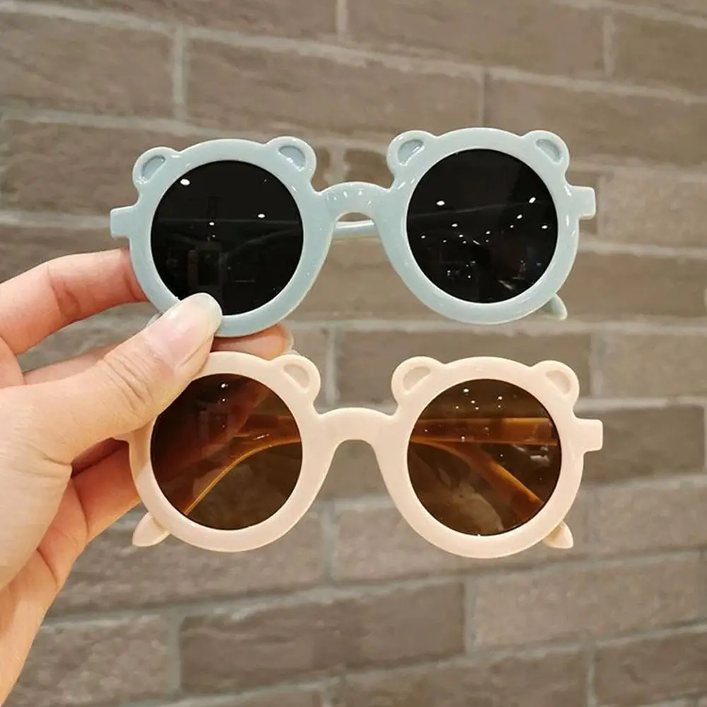 Kids Candy Color Round UV400 Sunglasses Baby Girls Outdoor Sun Protection Sunglasses Children Sun Glasses