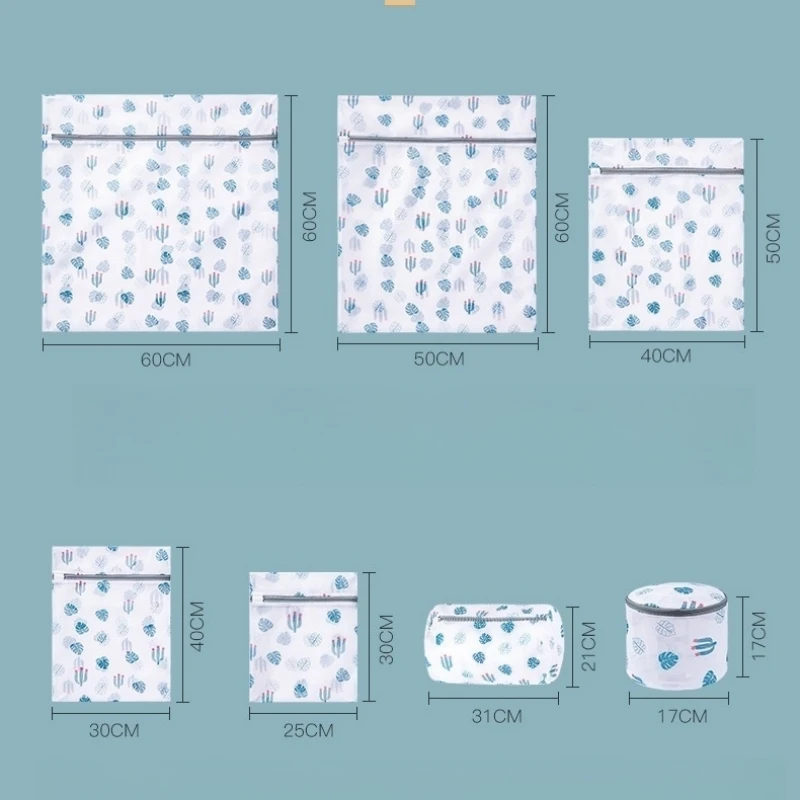 Panda Dirty Clothes Bag Zip Laundry Travel Net Basket For Washing Machine Bra Underwea Mesh Bag Laundry Organizer Accessories laundry bag