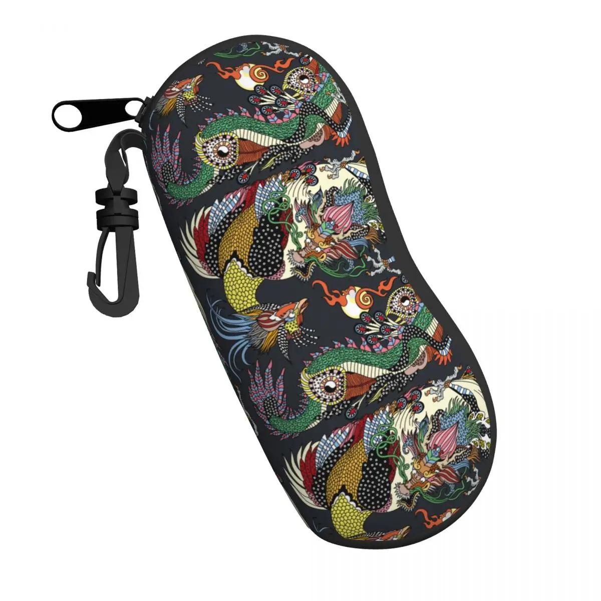 

Glasses Bag Sunglasses Protective Case Cover Dragon And Phoenix Reading Eyeglasses Box Accessories