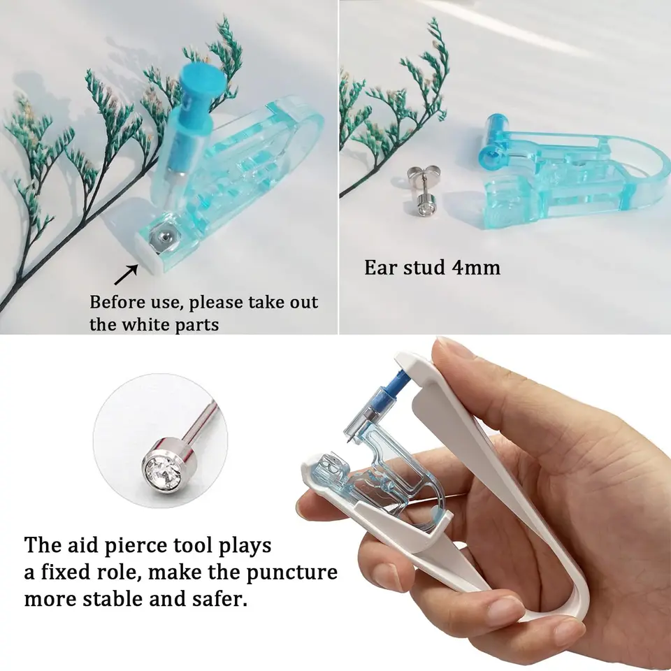 Nostril Piercing Al Naso Pistola Accessori Piercing Professionale Kit Piercing Naso Pezzi Con