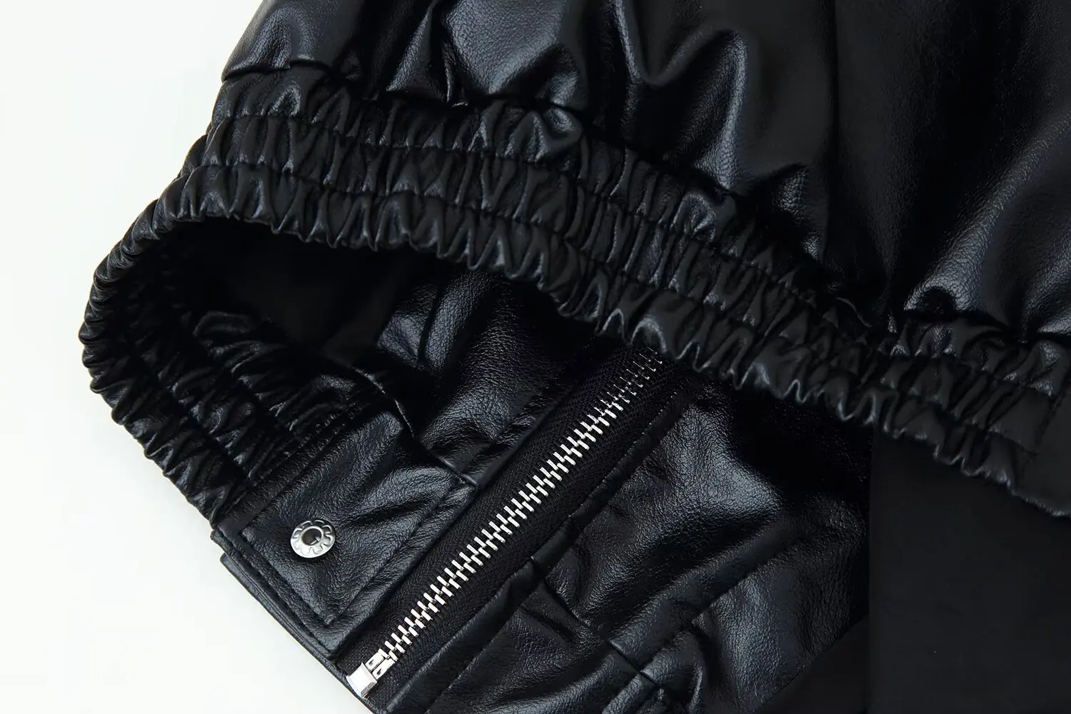 Fall Winter Fashion Faux Leather Jacket For Women Zipper Turndown Collar Vintage Coats Streetwear Ladies Leathers Outerwear Tops