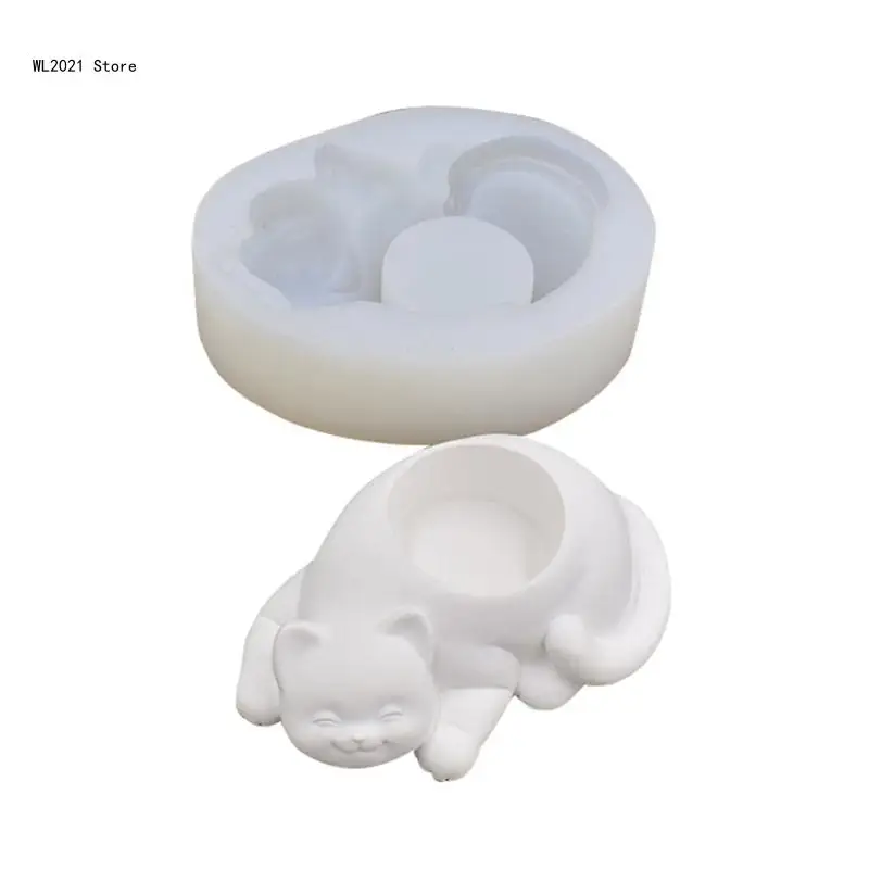 

Resin Casting Candles Holders Silicone Molds for Epoxy Resin DIY Candlestick