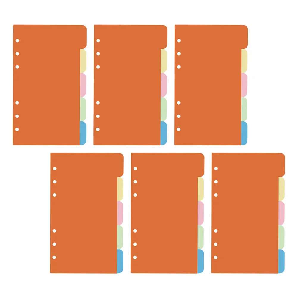 

30 Pcs Practical Notebook Diary Label Papers Loose-leaf Replacement Papers (Assorted Color)