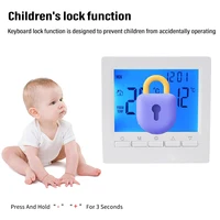 Digital Smart Thermostat Programmable Gas Boiler Heating Temperature Regulator Hand Controller Battery Thermostat with Kid Lock - Image 4