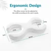 Memory Foam Face Relaxed Wrinkle Prevention flawless face pillow anti wrinkle 5