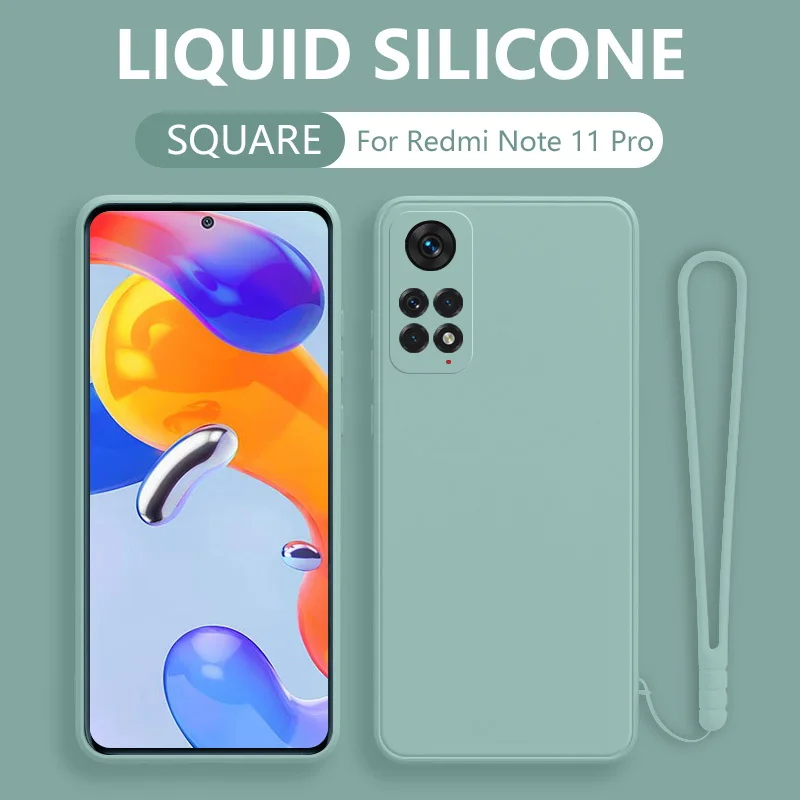 Carcasă din silicon lichid pentru Xiaomi Redmi Note 11 10 9 Pro 11s 10s 9s 11E 11T Poco F3 X3 M3 M4 Pro Mi 11 Lite 5G NE_voghion.com