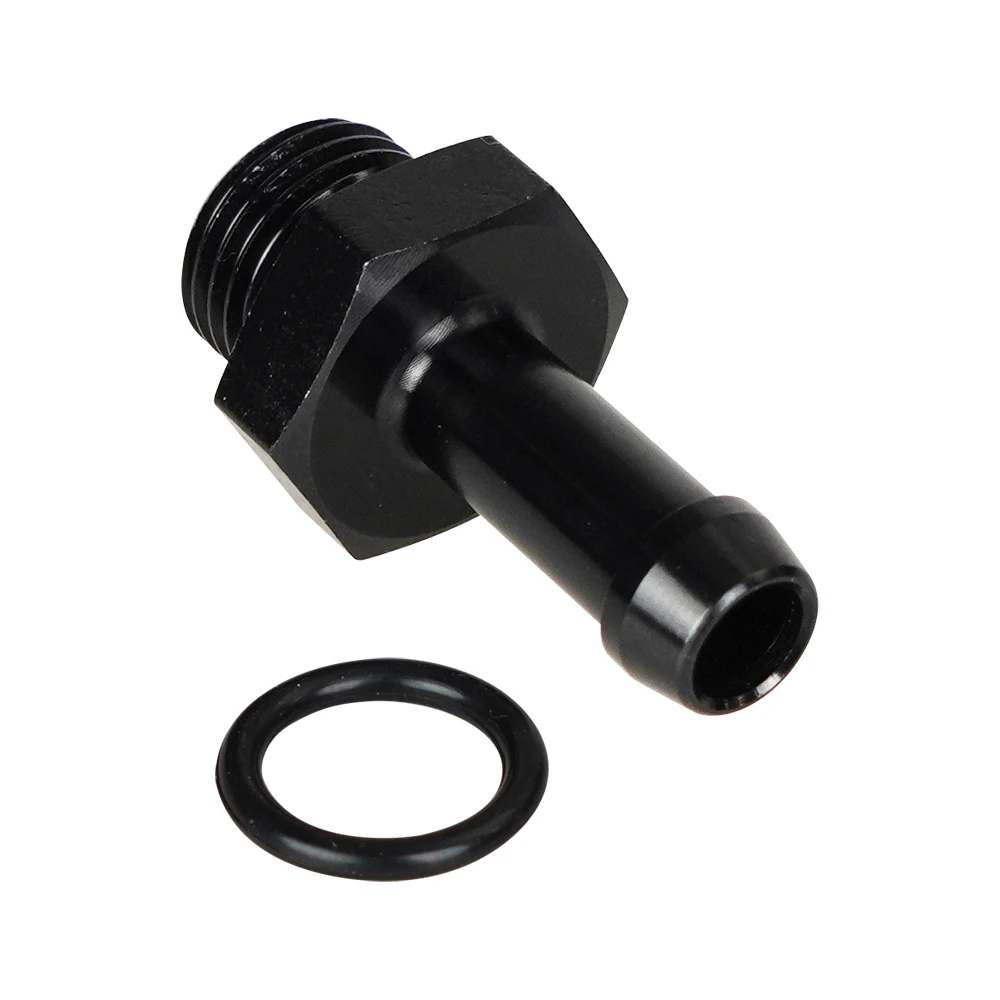 Raccord Carburant Adaptateur M14x1.5 Vers 8AN Noir - Universel, Compatible Avec Nombreux Véhicules