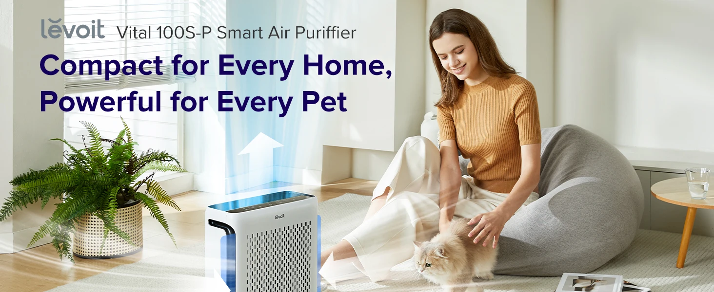 Description Picture 2 of itemAir Purifiers Up to 1110 Ft² with Air Quality and Light Sensors, Smart WiFi, Washable Filters, HEPA Sleep Mode, White
