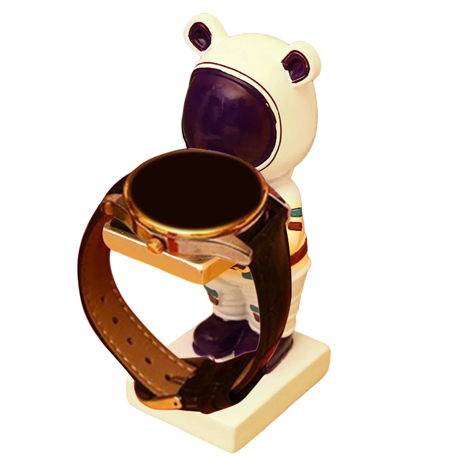 VGEBY Présentoir de montre Montre Présentoir Chat Figurine Résine Porte-Montre Décoration Rack