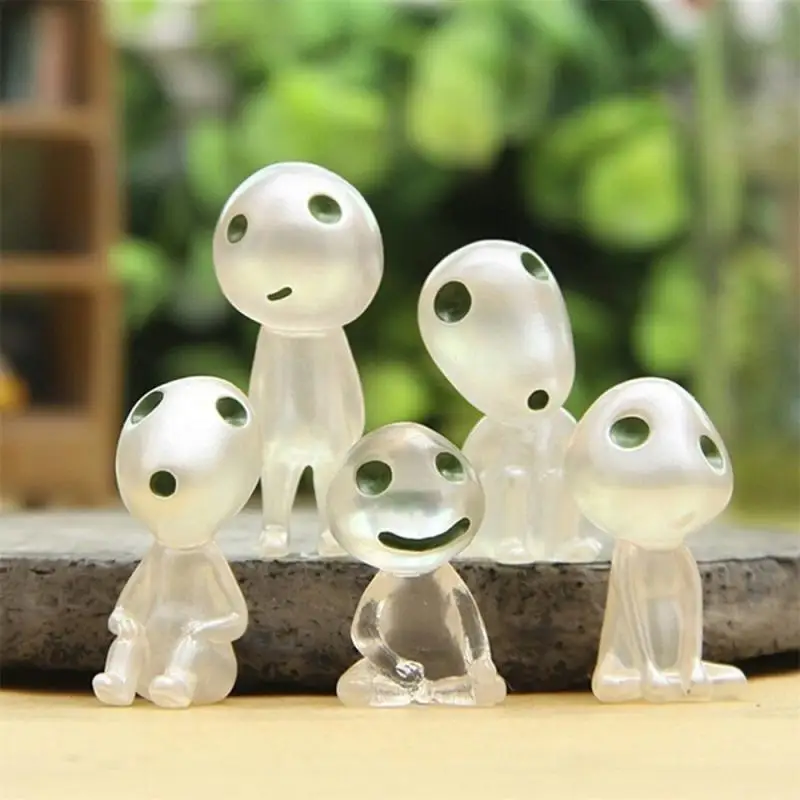 20 Figurines Elfes Lumineuses Pour Jardin - Résine Phosphorescente - 2.8-3.8cm - Déco Féerique