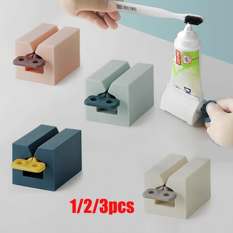 Toothpaste Squeezer Toothpaste Squeezer Device Multifunctional Dispenser Facial Cleanser Clips Manual Lazy Tube Tools Press Bathroom Accessories