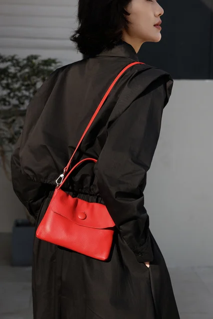 Genuine Grade Soft Leather Women's Shoulder Crossbody Bags Luxury Designer Brand Cowhide Ladies Small Bag Female Purse Bag 2026 2
