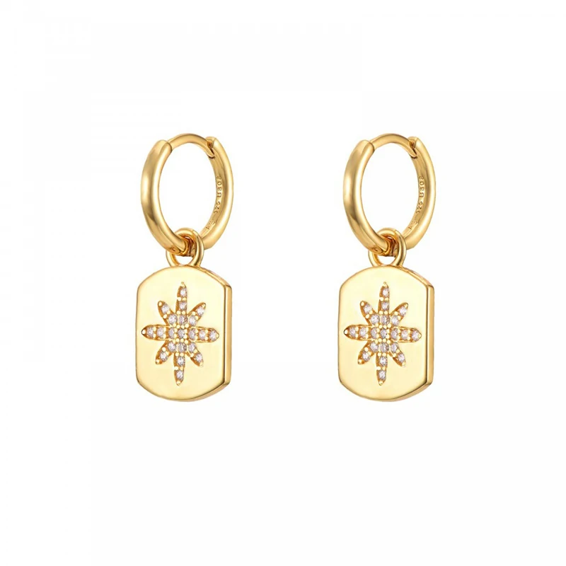 Se18abd997d174c849d24697c8c77f9a5h Gold Plated Hoop Earrings Set for Women Retro Boho Piercing Ear Cuffs Stud Drop Dangle Earrings, Jewelry Accessories Mallzona