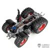 1/16 LESU 1050 RC Tractor Truck 4X4 RTR Metal Chassis Painted Assembled Model with Light Sound Differential Lock Cabin Servo Toy 6