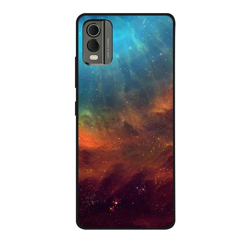 Cute Cartoon Shockproof Soft Silicone Back Cover, Painted TPU Case