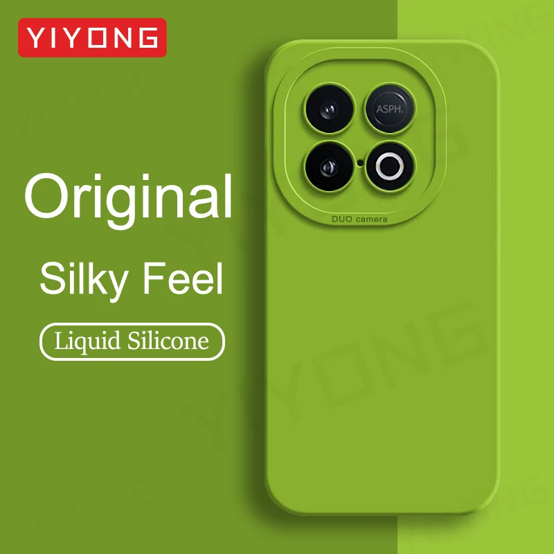 YIYONG Silky Feel Liquid Silicone Soft Phone Case Cover