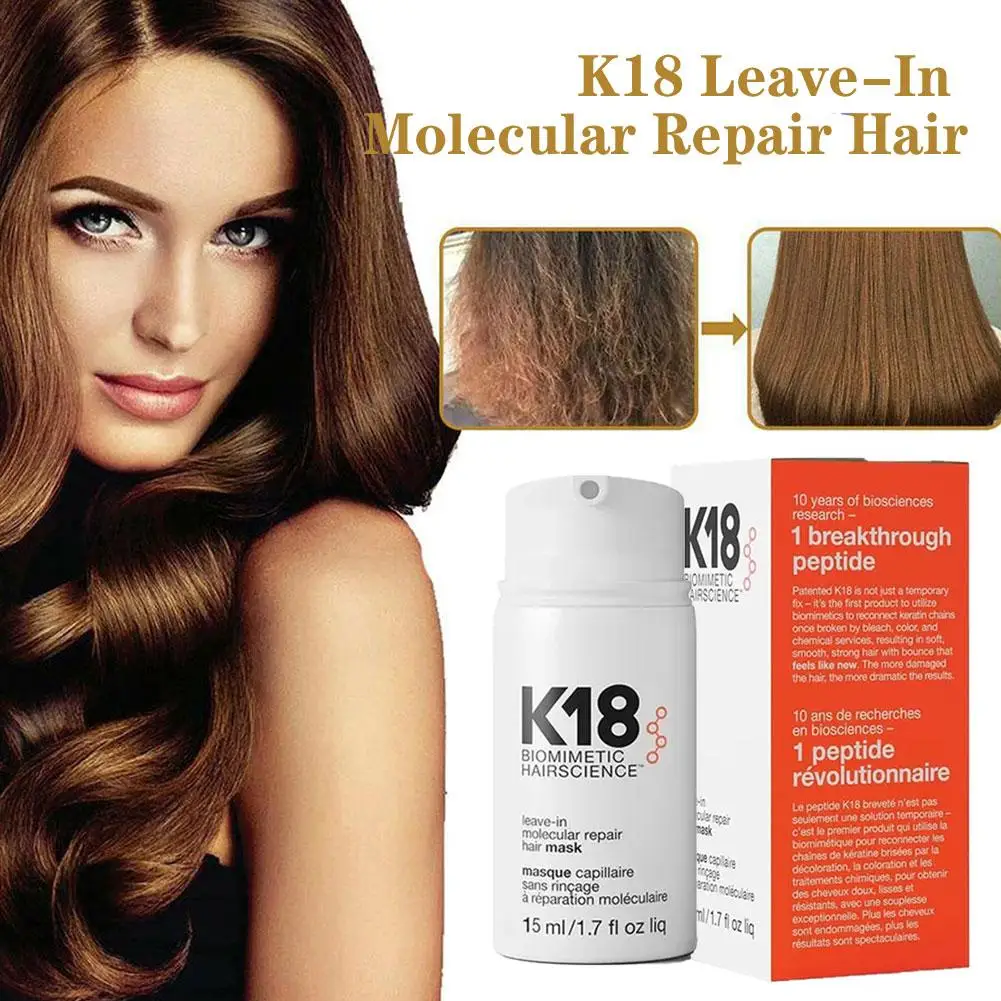 K18 Leave-In Molecular Repair Hair 15ml/150ml Professional Leave-in hair mask hair shampoo hair growth oil hair oil hair essence oil hair vitamin capsule hair protection spray hair oil mist hair color restorer hair conditioner