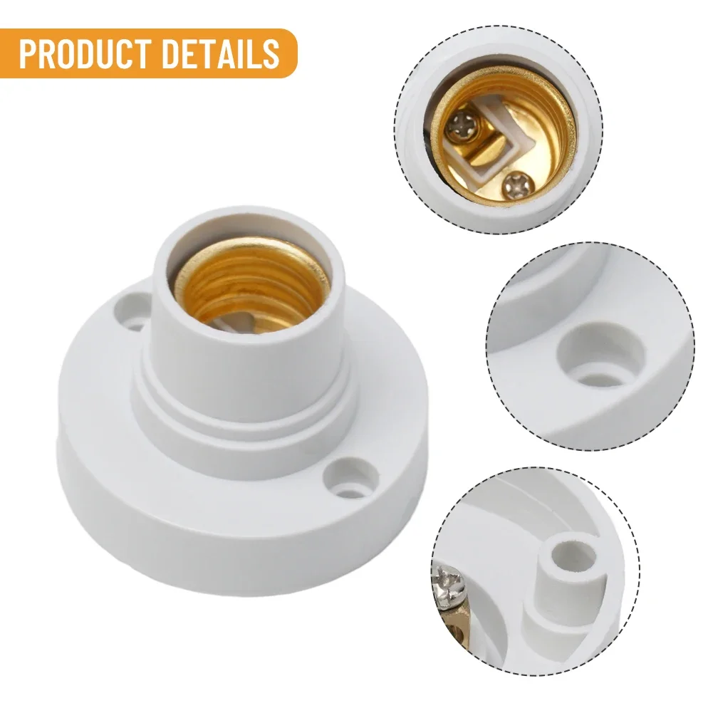 Lamp Bulb Holder Lamp Holder Lamp Base Led Lamp Base Lamp Socket Adapter 10Pcs E14 Light Bulb Holder Base Fitting Screw Cap LED Light socket bulb e14 Lamp Fixing Adapter Converter 100-230V Lamp Base