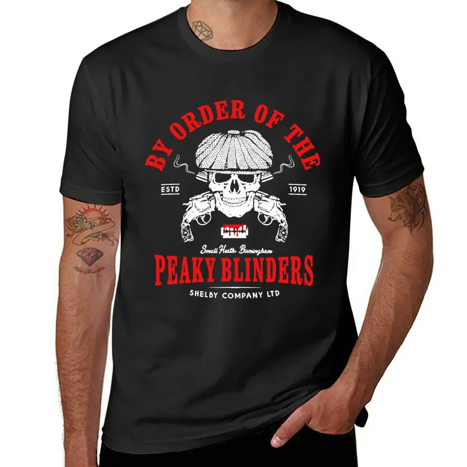 

By Order Of The Peaky Fookin' Blinders T-Shirt Short sleeve tee graphics mens workout shirts