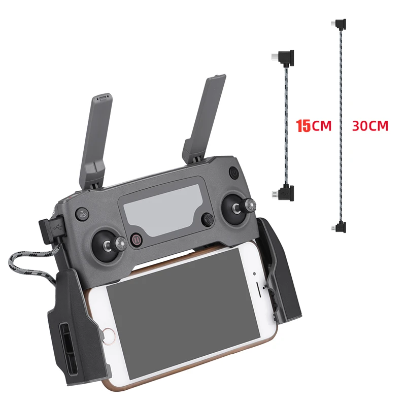 

Remote Control Data Cable for DJI Mavic Mini/SE/Mavic 2/Mavic Pro/Air/Spark/Type-C Micro USB IOS connector line for Iphone/iPad