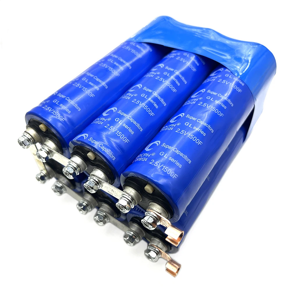Automotive Rectifier Module GDCPH 15V250F 6Pcs Connection Bank 2.5V1500F Automotive Rectifier Module Large Capacity Improve Power Energy Backup Power Supply