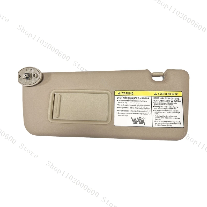 Parasole Sinistro Per RAV4 2004-2005 | Con Specchietto Trucco, Colore Grigio, Sostituzione OEM 7432042420B0