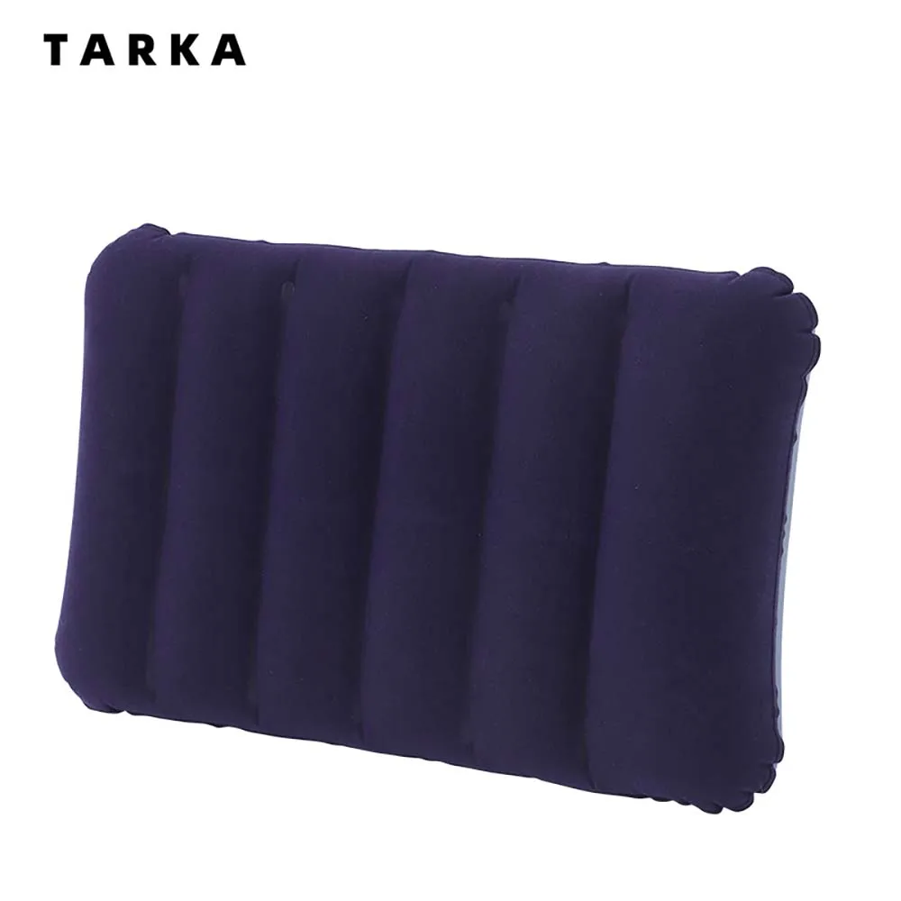Inflatable Pillow TARKA Air Cushion Outdoor Camping Sleep Folding Square Travel Hiking Plane Head Rest